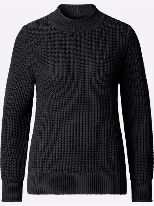 Pull à Col Montant Coton Issu De L'agriculture Biologique - Taille Standard - Witt - Kiabi Pull à Col Montant Coton Issu De L'agriculture Biologique - Taille Standard - Witt - Kiabi