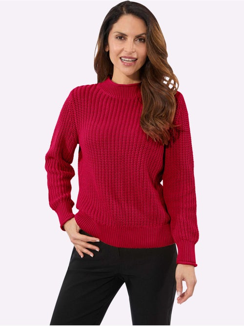 Pull à Col Montant Coton Issu De L'agriculture Biologique - Taille Standard - Witt - Kiabi