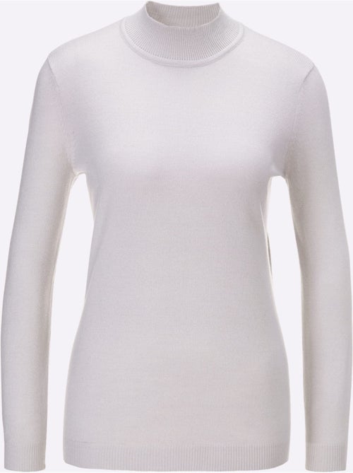 Pull à Col Montant Doux Comme Du Cachemire - Taille Standard - Moda Vilona - Kiabi