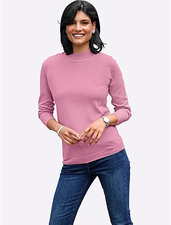 Pull à Col Montant Doux Comme Du Cachemire - Taille Standard - Moda Vilona