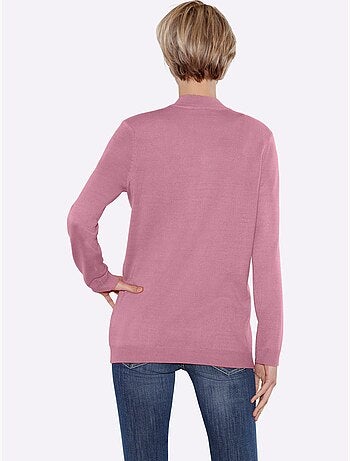 Pull à Col Montant Doux Comme Du Cachemire - Taille Standard - Moda Vilona