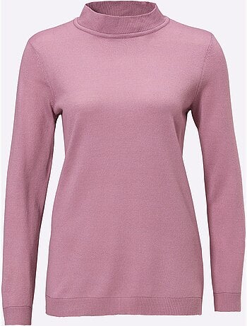 Pull à Col Montant Doux Comme Du Cachemire - Taille Standard - Moda Vilona