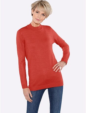 Pull à Col Montant Doux Comme Du Cachemire - Taille Standard - Moda Vilona
