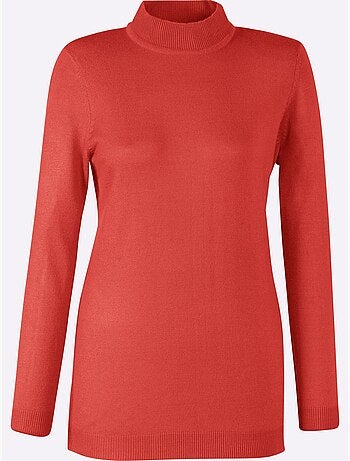 Pull à Col Montant Doux Comme Du Cachemire - Taille Standard - Moda Vilona