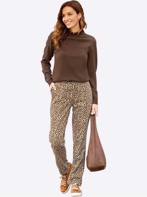 Pull à col montant doux et moelleux - taille standard - moda vilona - Kiabi Pull à col montant doux et moelleux - taille standard - moda vilona - Kiabi