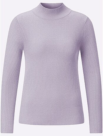 Pull à col montant fil brillant - taille standard - witt