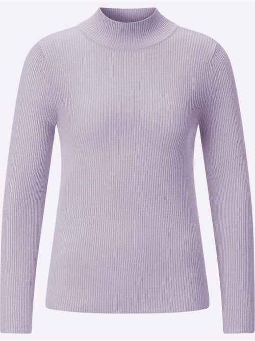 Pull à col montant fil brillant - taille standard - witt - Kiabi