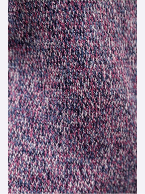 Pull à Col Montant Fil Chiné Doux - Taille Standard - Moda Vilona - Kiabi Pull à Col Montant Fil Chiné Doux - Taille Standard - Moda Vilona - Kiabi
