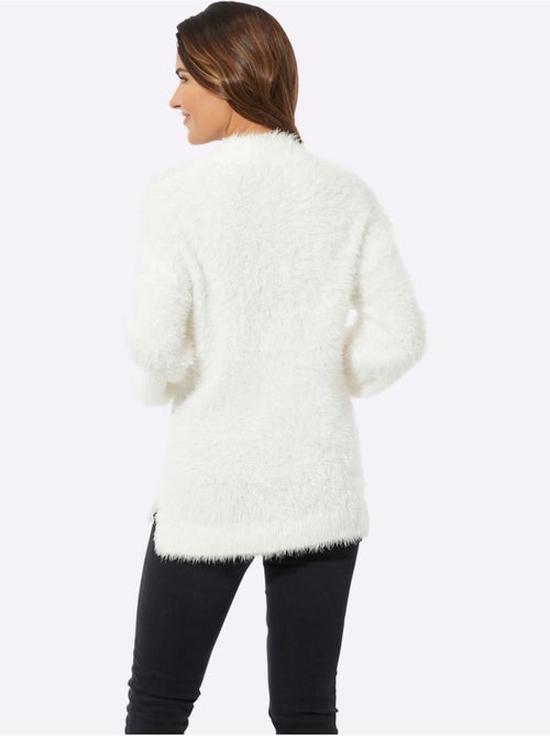 Pull à Col Montant Fil Moelleux à Poils Longs - Taille Standard - Moda Vilona - Kiabi Pull à Col Montant Fil Moelleux à Poils Longs - Taille Standard - Moda Vilona - Kiabi