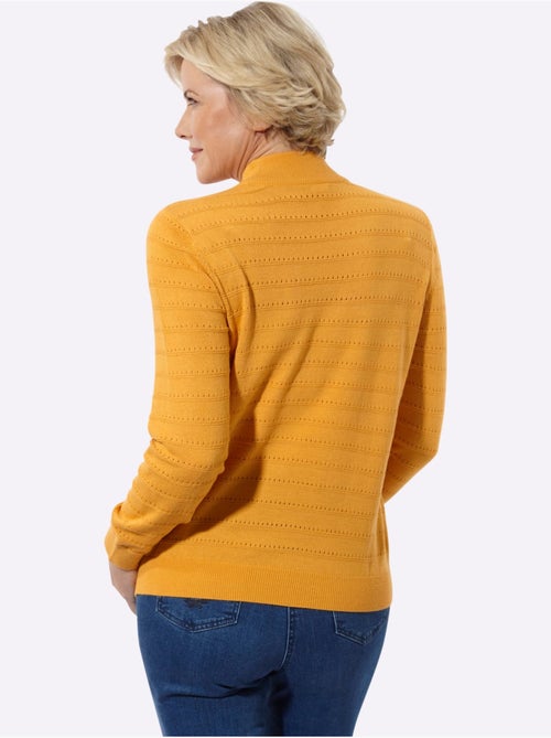 Pull à Col Montant Finitions Côtelées - Taille Standard - Witt - Kiabi Pull à Col Montant Finitions Côtelées - Taille Standard - Witt - Kiabi