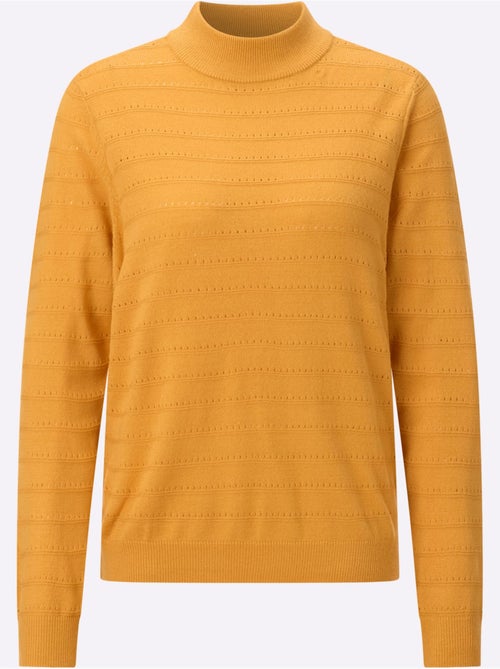 Pull à Col Montant Finitions Côtelées - Taille Standard - Witt - Kiabi Pull à Col Montant Finitions Côtelées - Taille Standard - Witt - Kiabi
