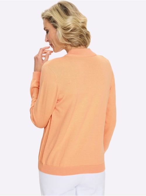 Pull à Col Montant Motif Torsadé Mode - Taille Standard - Moda Vilona - Kiabi