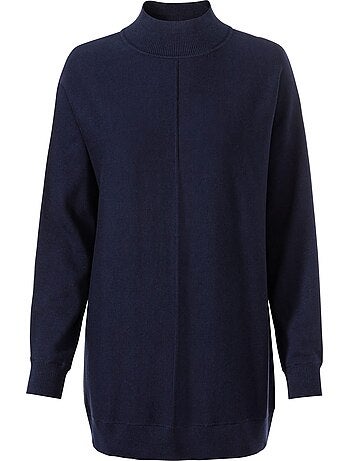 Pull à Col Montant Pur Coton - Taille Standard - helline