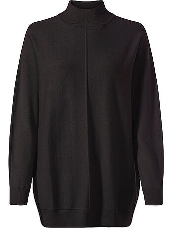 Pull à Col Montant Pur Coton - Taille Standard - helline