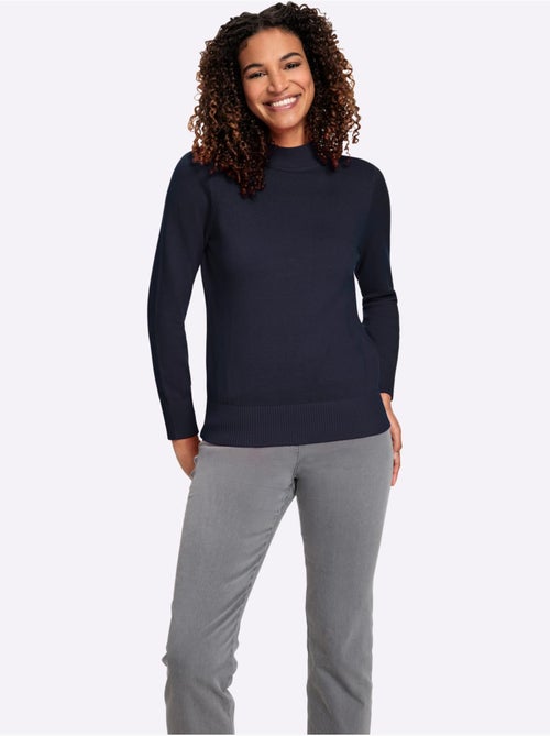 Pull à Col Montant Pur Coton - Taille Standard - Witt - Kiabi