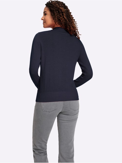 Pull à Col Montant Pur Coton - Taille Standard - Witt - Kiabi