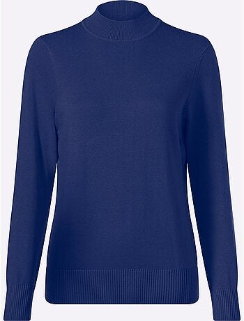 Pull à col montant pur coton - taille standard - witt