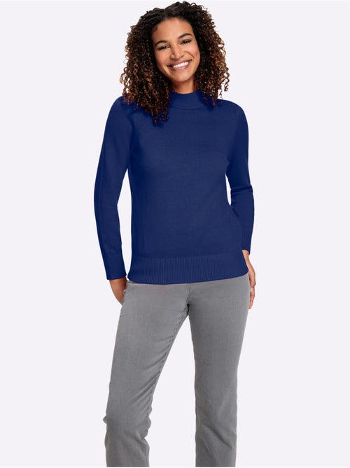 Pull à Col Montant Pur Coton - Taille Standard - Witt - Kiabi Pull à Col Montant Pur Coton - Taille Standard - Witt - Kiabi