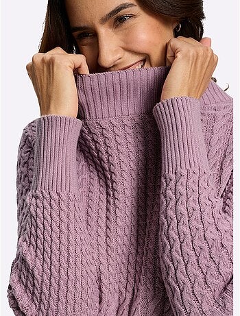 Pull à Col Montant Pur Coton - Taille Standard - Witt