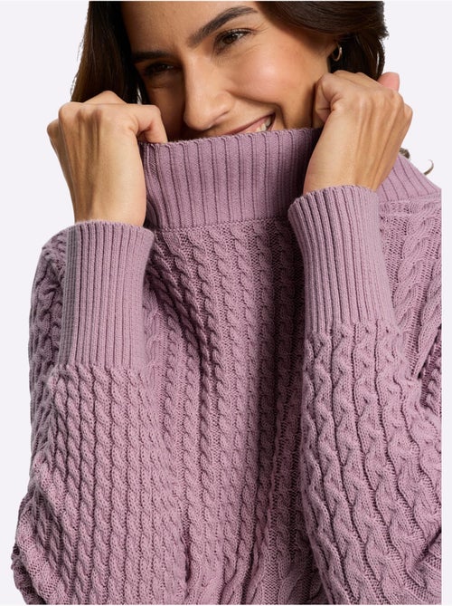 Pull à Col Montant Pur Coton - Taille Standard - Witt - Kiabi Pull à Col Montant Pur Coton - Taille Standard - Witt - Kiabi