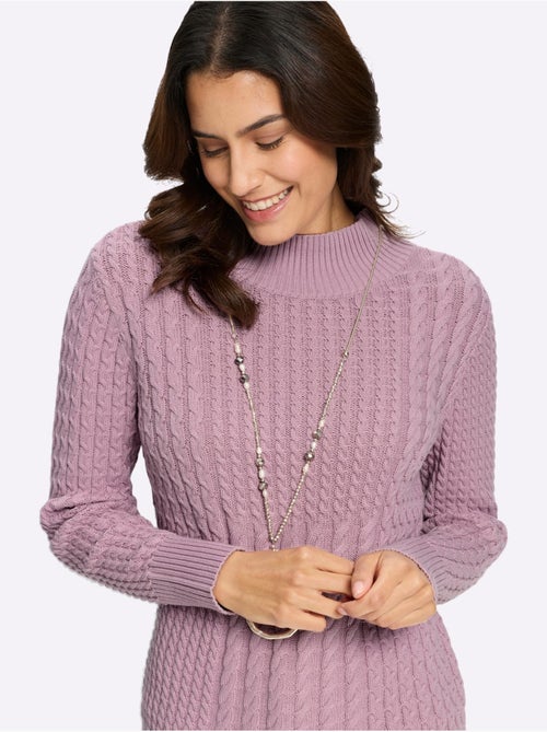 Pull à Col Montant Pur Coton - Taille Standard - Witt - Kiabi Pull à Col Montant Pur Coton - Taille Standard - Witt - Kiabi