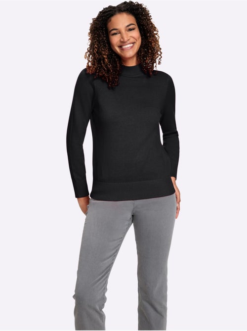 Pull à Col Montant Pur Coton - Taille Standard - Witt - Kiabi Pull à Col Montant Pur Coton - Taille Standard - Witt - Kiabi