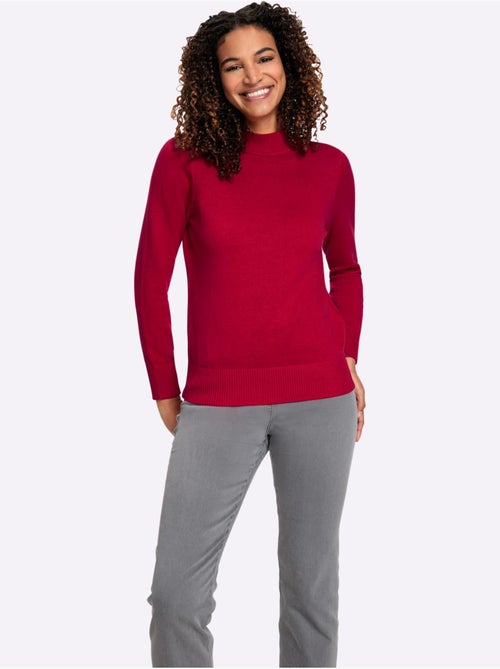 Pull à Col Montant Pur Coton - Taille Standard - Witt - Kiabi Pull à Col Montant Pur Coton - Taille Standard - Witt - Kiabi