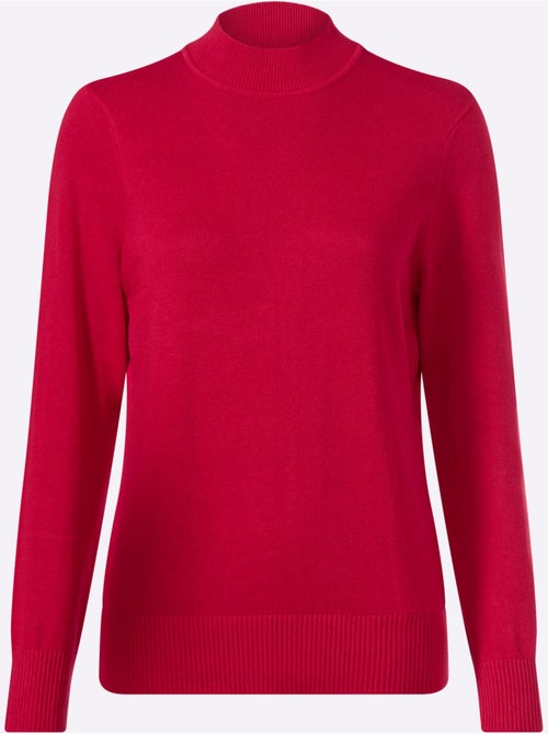 Pull à Col Montant Pur Coton - Taille Standard - Witt - Kiabi Pull à Col Montant Pur Coton - Taille Standard - Witt - Kiabi