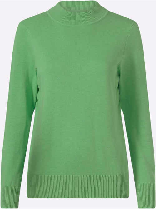 Pull à Col Montant Pur Coton - Taille Standard - Witt - Kiabi