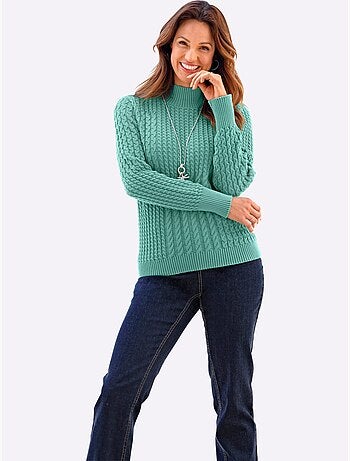 Pull à Col Montant Pur Coton - Taille Standard - Witt