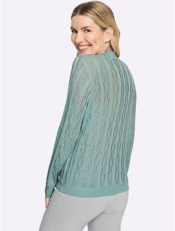 Pull à col montant pure viscose - taille standard - moda vilona