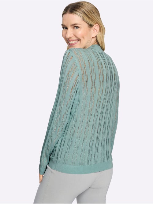 Pull à col montant pure viscose - taille standard - moda vilona - Kiabi Pull à col montant pure viscose - taille standard - moda vilona - Kiabi