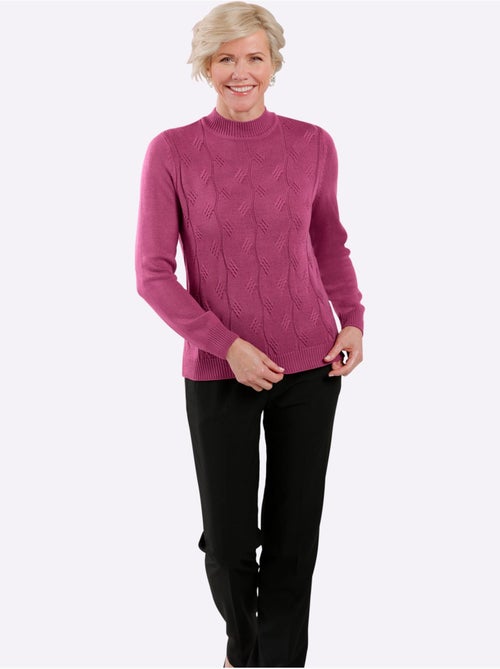 Pull à col montant toucher doux - taille standard - witt - Kiabi Pull à col montant toucher doux - taille standard - witt - Kiabi