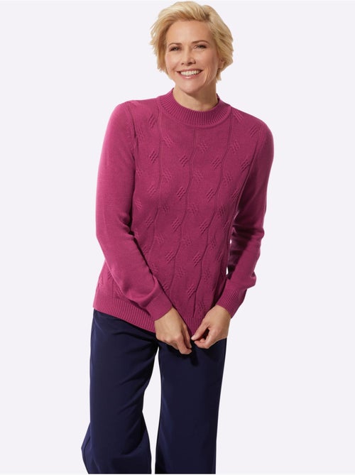 Pull à col montant toucher doux - taille standard - witt - Kiabi Pull à col montant toucher doux - taille standard - witt - Kiabi