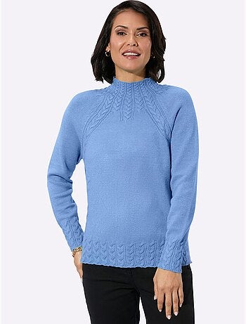 Pull à col montant toucher très doux - taille standard - witt