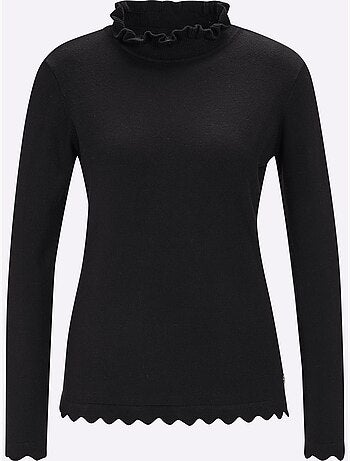 Pull à col montant ultra-doux avec modal - taille standard - helline