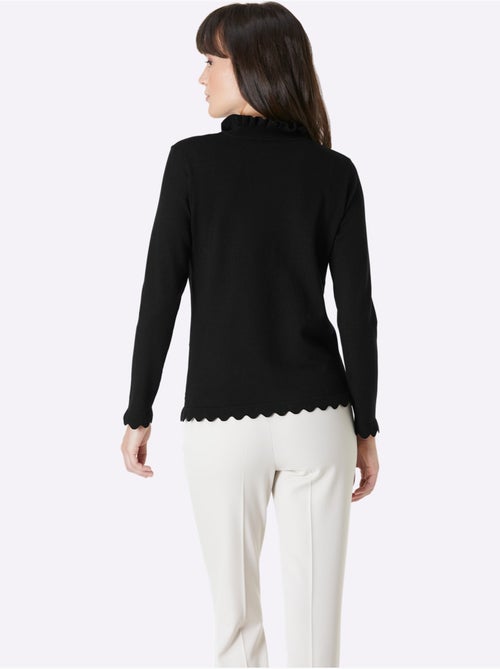Pull à col montant ultra-doux avec modal - taille standard - helline - Kiabi
