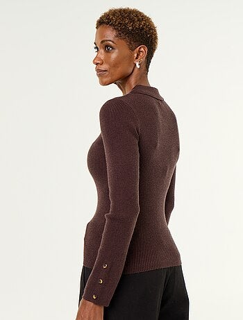 Pull à col polo