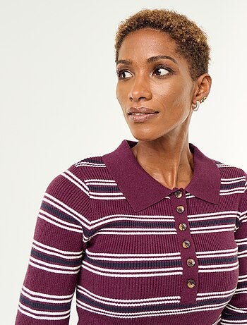 Pull à col polo