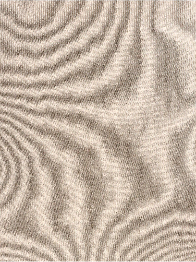 Pull à col rond côtelé, coupe ajustée dilvin Beige argile - Kiabi