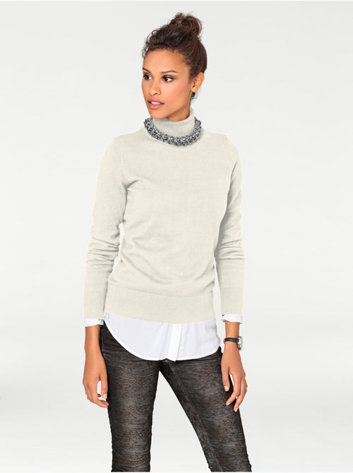 Pull à col roulé - taille standard - helline - Kiabi Pull à col roulé - taille standard - helline - Kiabi