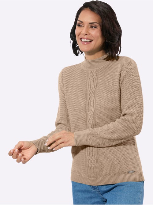 Pull à Col Roulé 50% Coton - Taille Standard - Witt - Kiabi