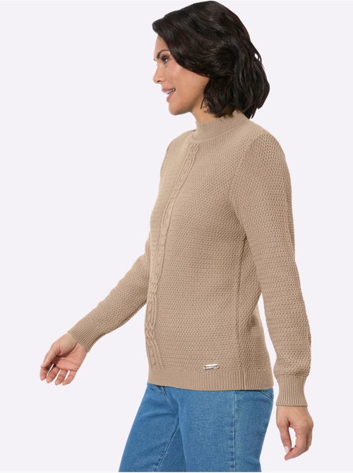 Pull à Col Roulé 50% Coton - Taille Standard - Witt - Kiabi