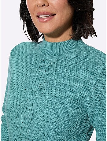 Pull à col roulé 50% coton - taille standard - witt