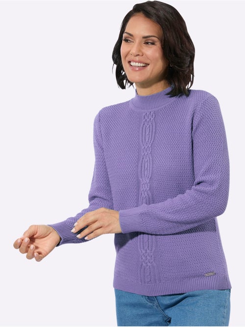 Pull à col roulé 50% coton - taille standard - witt - Kiabi Pull à col roulé 50% coton - taille standard - witt - Kiabi