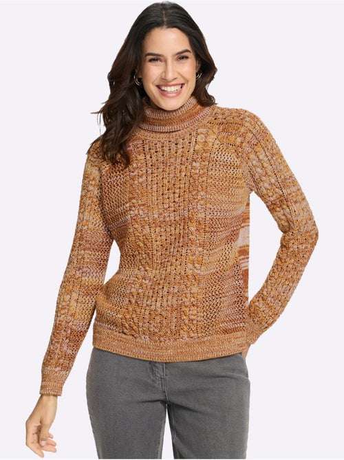 Pull à Col Roulé 50% Coton - Taille Standard - Witt - Kiabi Pull à Col Roulé 50% Coton - Taille Standard - Witt - Kiabi