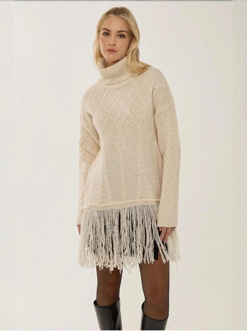 Pull à col roulé à pompons - Kiabi Pull à col roulé à pompons - Kiabi