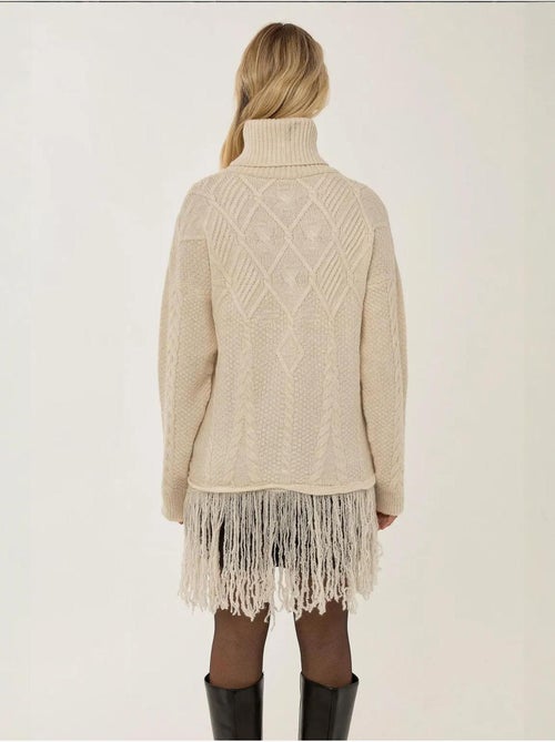 Pull à col roulé à pompons - Kiabi Pull à col roulé à pompons - Kiabi