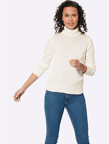 Pull à col roulé avec coton - taille standard - witt