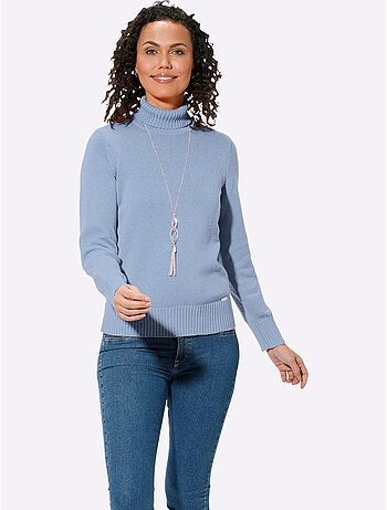 Pull à col roulé avec coton - taille standard - witt